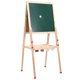 thumbnail image 4 of Caballete de madera para niños, pizarra magnética de doble cara, soporte ajustable para dibujar, pintar y hacer arte, 4 of 14