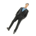 thumbnail image 4 of Dolity 1/64 Miniatura Saludo Tiny Man Figura Figura Juguetes Construcción Escenografía Traje negro, 4 of 9