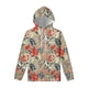 thumbnail image 2 of Sudadera con capucha para hombre de Harajuku con estampado gráfico de flores en 3D, ropa informal de gran tamaño, jerséis florales abstractos de gran tamaño de Harajuku, 2 of 5
