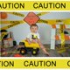 thumbnail image 3 of Cinta de precaución para mantener fuera, línea de advertencia para sitio de construcción, vehículo de construcción amarillo, decoraciones para fiestas, suministros para fiestas de cumpleaños de niños, 3 of 4