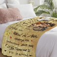 thumbnail image 5 of Gifts for Wife, To My Wife Blanket from Husband, Birthday Wedding Anniversary Valentine's Day Romantic Presents Love Gifts for Her Women, Super Soft Flannel Throw Blanket, 50x60 Inch, 5 of 6