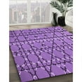 thumbnail image 2 of Ahgly Company Indoor Rectangle Patterned Heliotrope Purple Area Rugs, 5' x 8', 2 of 6