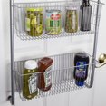 thumbnail image 2 of Over the Door Kitchen Pantry Organizer, Grey, 2 of 8