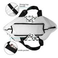 thumbnail image 4 of Fotbe Happy Football Bolsa Tote Estética de Lona con Estampado para Mujer - Bolsa Reutilizable de Hombro Casual para Vacaciones, Compras, Trabajo y Gimnasio, 4 of 8