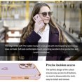 thumbnail image 6 of Compatible with iPhone 12 6.1” Case for Women Girls,Full Camera Lens Protection Raised Reinforced Corners TPU Love Heart Plating Bumper Case Cute Slim Shockproof Case Cover(Elegant Purple), 6 of 14