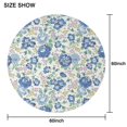 thumbnail image 6 of Pioneer Flower Floral Print Pattern Round Tablecloth 60"x60",Wrinkle Wipeable Table Cloth for Kitchen Dining Room Picnic Patio Party, 6 of 6