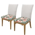 thumbnail image 2 of Disketp Lilies Flowers for Square Chair Cushion Covers for Hotel, Bedroom, Office,Machine Washable-Two Pieces, 2 of 7