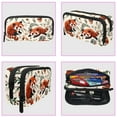 thumbnail image 3 of PhooArto Pencil Case, Red Pandas Daisy Flowers Pattern Large Capacity Pencil Pouch Stationery Pen Bag, 3 of 7