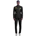 thumbnail image 4 of Nuevos trajes amarillos para hombre, último diseño, solapa, un botón, informal, ajustado, traje para hombre, negocios, boda, novio, elegante, 2 piezas, chaqueta, pantalones, 4 of 5