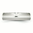 thumbnail image 3 of Bracelet Poli en Acier Inoxydable avec Incrustation d'Argent Sterling 6mm Taille 12.5, 3 of 6