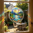thumbnail image 6 of YangKa Acrylic Puzzle Suncatcher,Mountain Lake Sunset Scenic Window Hanging, Perfect Birthday Gift for Nature Lovers, Charming Patio Decor, 6 of 8