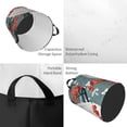 thumbnail image 2 of Sikiie Cockatoo Red Berries Print Round Dirty Clothes Basket, Waterproof Standing Foldable Storage Basket, for Laundry Room, Bedroom, Bathroom Storage-Medium, 2 of 6