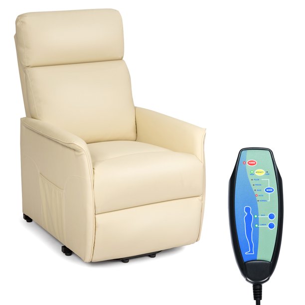 Massage Recliner Sofa Electric Power Lift Vibrating Chair With Remote