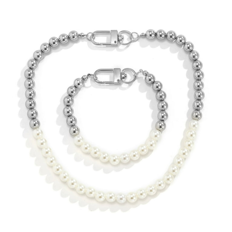 Fashion Style Pearl Necklace Fake Pearl Jewelry Bracelet for Women
