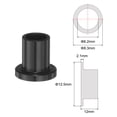 thumbnail image 2 of 8 Packs Flanged Sleeve Bearings Plastic Bushings 6.2mm Bore x 8.35mm OD x 12mm Length Black POM Bushings, 2 of 5