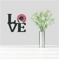 thumbnail image 2 of Akita Hearts Love and Valentines Day Portrait Metal Wall Artwork LOVE, 2 of 2