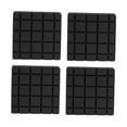 thumbnail image 1 of 4 almohadillas antivibración para lavadora, almohadillas antideslizantes cuadradas de goma para pedestales de lavadora y secadora, para sillas, camas Negro, 1 of 8