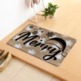 thumbnail image 1 of DPTALR Christmas Letter Home Door Mat Absorbent Mat Living Room Kitchen Floor Mat, 1 of 3