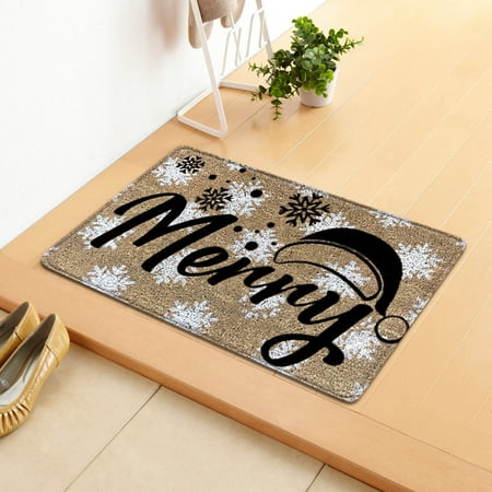 

Floor Mats Non Slip Christmas Letter Home Door Mat Absorbent Mat Living Room Kitchen Floor Mat