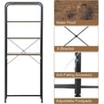 thumbnail image 5 of SogesPower 68in 4-Tier over The Toilet Storage Rack, Freestanding Bathroom Storage Shelf- Brown, 5 of 8