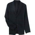 thumbnail image 2 of Theory Mens Solid Stretch Two Button Blazer Jacket, Blue, 40 Long, 2 of 2