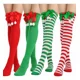 thumbnail image 1 of W 4 Pares De Calcetas Navideñas De Medias Largas Para Mujers, 1 of 8