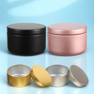 TOYMYTOY 24Pcs Candle Tin Variety Pack Assorted Color Round Empty Tins Box for Diy Candle Making Adults