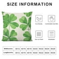 thumbnail image 5 of Nawypu  St Patricks Day Pillow Cover Shamrock Clovers Decor Farmhouse Holiday Spring Pillow Case Decorations for Home Sofa Couch, 5 of 5