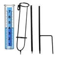 thumbnail image 2 of Rain Gauge, 7Inch Freeze Proof Rain Gauge Outdoor, Large Clear Numbers and Adjustable Height for Gar, 2 of 5