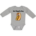 thumbnail image 3 of Inktastic Hotdog Hot Diggity Dawg Boys or Girls Long Sleeve Baby Bodysuit, 3 of 5