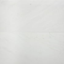 Bedrosians Glorious White Rectangle Polished Marble Tile 12 x 24, Glorious White (10.0 sq. ft./Case)