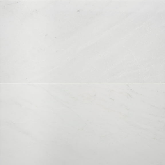 Bedrosians Glorious White Rectangle Polished Marble Tile 12 x 24, Glorious White (10.0 sq. ft./Case)
