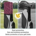 thumbnail image 6 of Yuyamidu Pink Leopard Print Golf Bag Hood Cover Waterproof Rain and Dust Covers with Zipper Easy Access and Storage Golf Bag Top Cover, 6 of 8