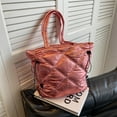 thumbnail image 4 of LinYooLi Puffer Tote Bag, Soft Lightweight Trendy Quilted Tote Bag for Women Designer Cloud Pleated Shoulder Bag, 4 of 7