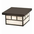 thumbnail image 7 of Meyda Tiffany 52689 Hyde Park Double Bar Mission 2 Light 17" Wide Flush Mount Square, 7 of 7