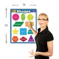 thumbnail image 3 of Shapes Poster LAMINATED Chart finish for teachers and educators classroom décor PORTRAIT presentation poster clear read from distance, 3 of 4