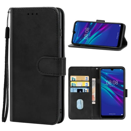 For Huawei Y6 2019 Leather Phone Case