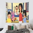 thumbnail image 5 of Bob'S Burgers Tapestry Anime Poster Wall Hanging Art Decor For Living Room Bedroom Dorm Apartments Party Supplies Gifts 50x60 Inch, 5 of 7