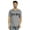 Heather Light Gray, variant on Inkmeso Printed Graphic "Dad Man" Tshirt For Men's Cotton Jersey Round Neck Tee For Daddy