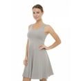 thumbnail image 3 of Women's Sleeveless Racerback A Line Summer Dress, M, Taupe Grey, by Ambesonne, 3 of 3
