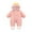 Pink, variant on Huowey Toddler Baby Winter Feet Warm Baby Outing Clothes Clothes Autumn Winter Clothes Thick Padded Clothes Boho Dailywear, 12-18 Months
