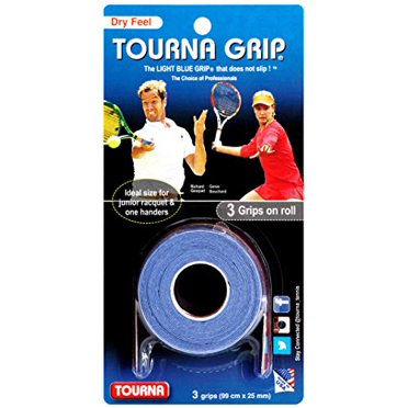 Tourna Grip Xxl, Puños De Tenis Dry Feel Originales (paquete Blue