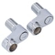 thumbnail image 4 of Grifo De Ducha Abatible, Adaptador De Mezclador De Ducha Con Acabado Cromado Ajustable Con Juntas Para Baño Para El Hogar ANGGREK Shower Faucet Swing Adapter, 4 of 8