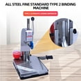 thumbnail image 2 of Paper Binding Machine, Grid Positioning Paper Cutting Machine, Binding And Cutting Integrated Machine For Financial File, Ticket ,Hand & Power Tool, 2 of 7