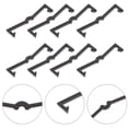 thumbnail image 1 of HAMPPLIES 50Pcs Locking Pegboard Clips Black Plastic for Secure Fixing Solutions, 1 of 8