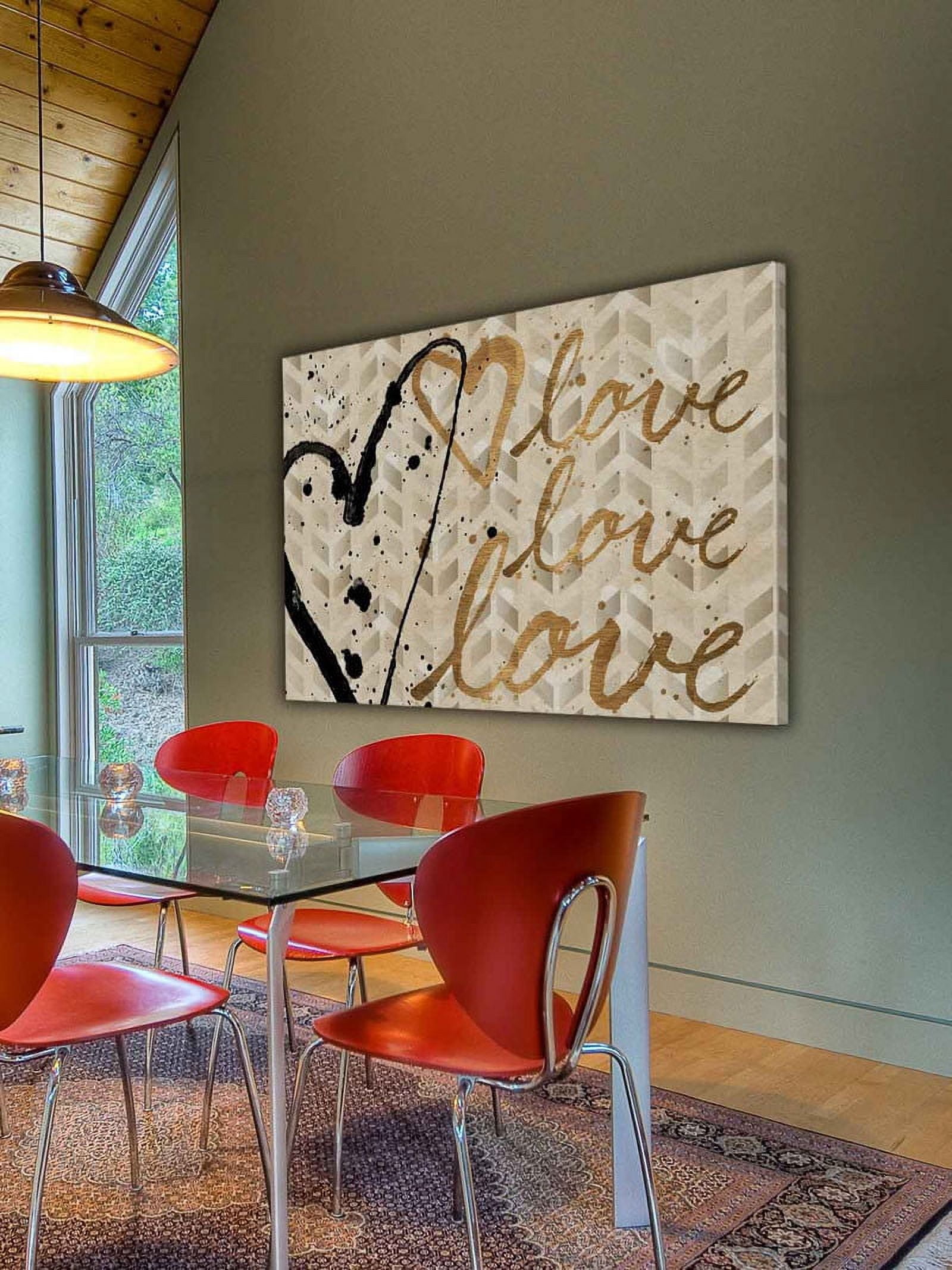 Marmont Hill "Love Trio" Painting Print on Canvas