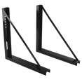 thumbnail image 2 of FGJQEFG 24 x 24 Inch Welded Structural Steel Mounting Brackets Set of 2 for Truck Bed Tool Box, 2 of 8