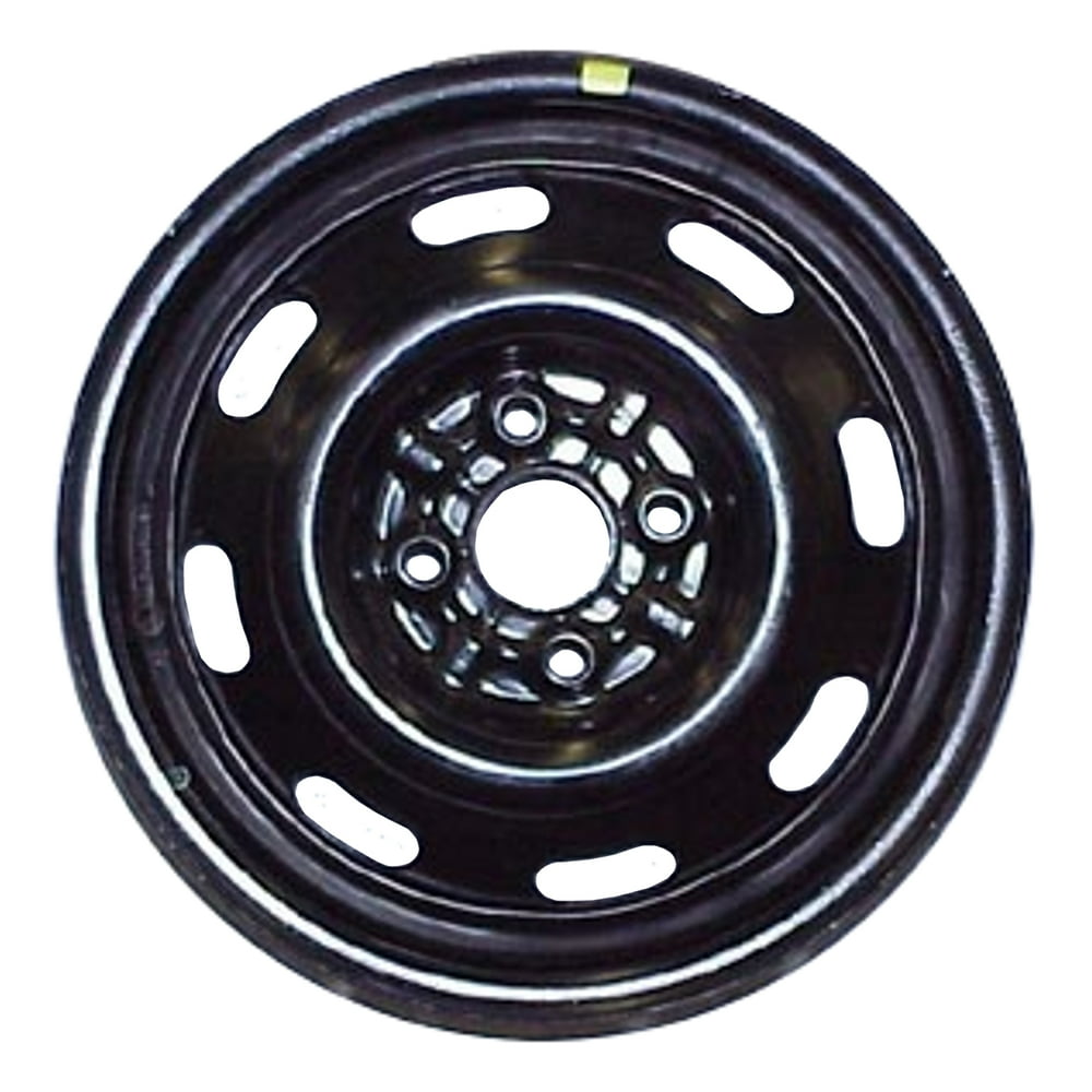 Action Crash Parts, 14 X 5 Reconditioned OEM Steel Wheel, Black, Fits 19911997 Ford Escort