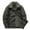 Army Green-A, variant on Mens Winter Jacket Plus Velvet Padded Warm Jacket Coats with Pocket Solid Color Long Sleeve Jacket Button-up Turndown Collar Green L