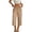 Beige -BM13, variant on Capri Cotton Linen Wide Leg Pants for Women Plus Size with Pockets High Waisted Elastic Drawstring Summer Casual Cropped Trousers Khaki 3XL